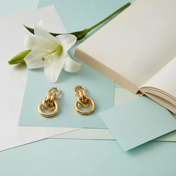 Gold_Royal_Loop_Statement_Earrings_For_Women