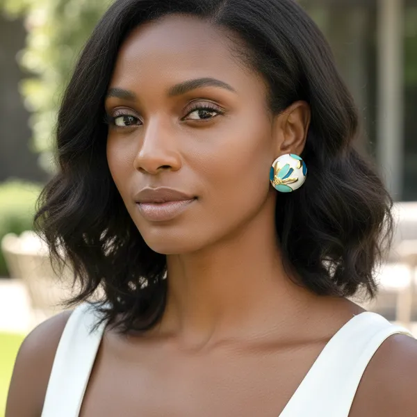 Multicolor_Signature_Enamel_Round_Studs_For_Women