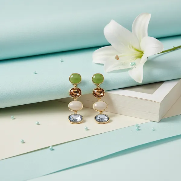 Gold_Elegant_Multi_Stone_Drop_Earrings_For_Women