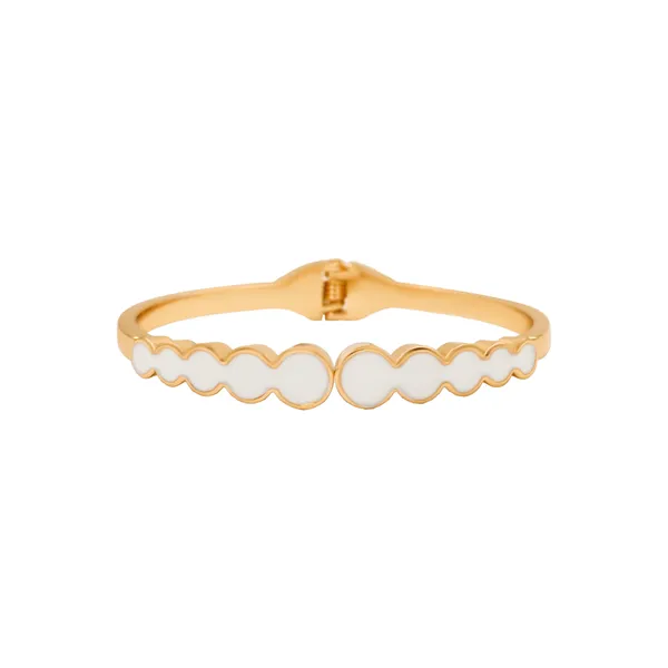 Gold_And_White_Opaline_Wave_Gold_Tone_Statement_Bracelet_For_Women