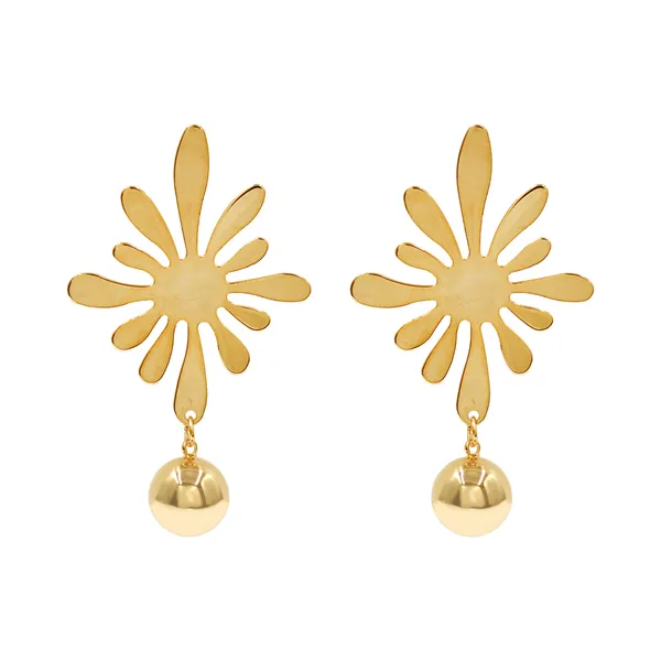 Gold_Imperial_Bloom_Drop_Earrings_For_Women
