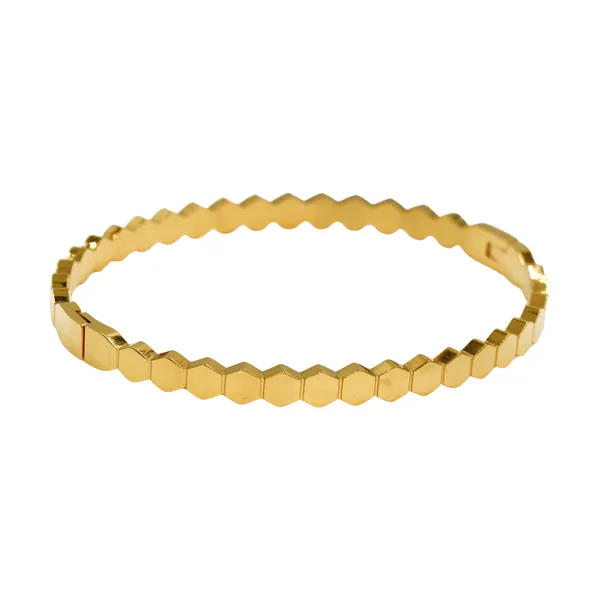 Gold_Minimal_Structured_Statement_Bangle_For_Women