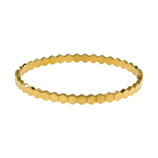 Gold_Minimal_Structured_Statement_Bangle_For_Women