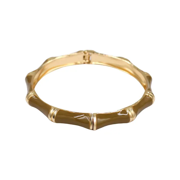 Gold_And_Warm_Brown_Horizon_Segment_Bangle_Gold_Tone_Finish_For_Women