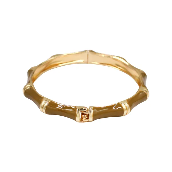 Gold_And_Warm_Brown_Horizon_Segment_Bangle_Gold_Tone_Finish_For_Women