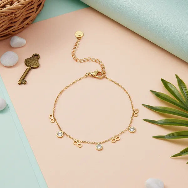 Gold_Infinity_Glow_Gold_Tone_Adjustable_Bracelet_For_Women