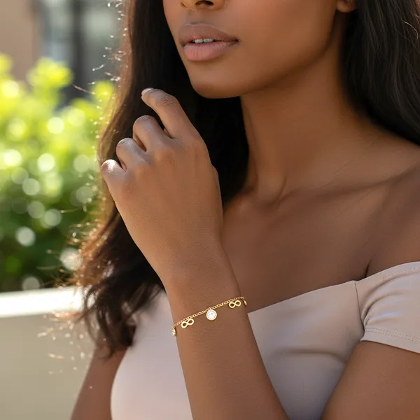 Gold_Infinity_Glow_Gold_Tone_Adjustable_Bracelet_For_Women