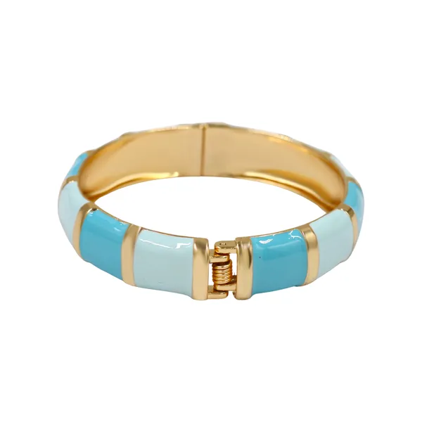 Multicolor_Ocean_Breeze_Gold_Tone_Statement_Bangle_For_Women
