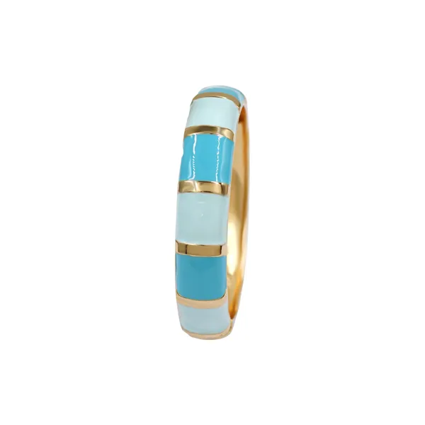 Multicolor_Ocean_Breeze_Gold_Tone_Statement_Bangle_For_Women