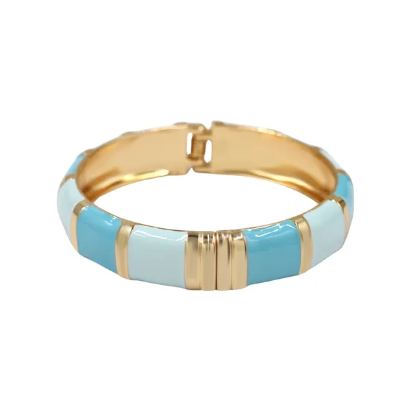 Multicolor_Ocean_Breeze_Gold_Tone_Statement_Bangle_For_Women