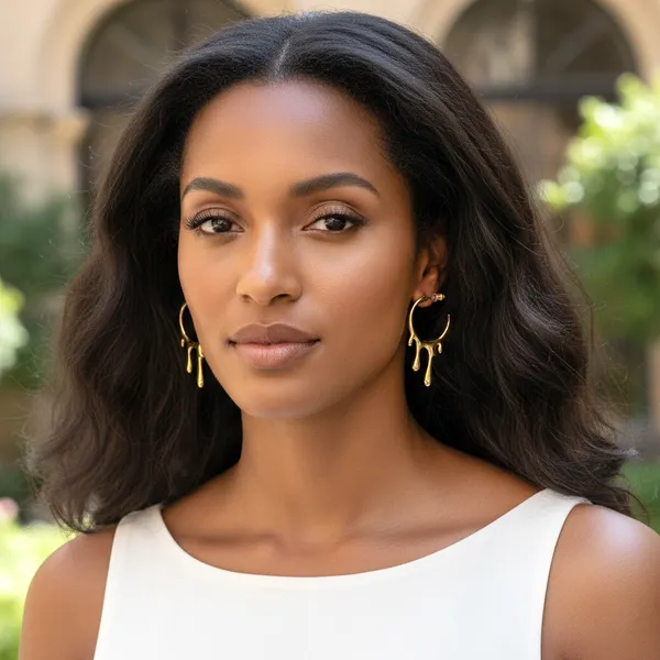 Gold_Luxe_Gold_Tone_Drip_Hoop_Earrings_For_Women
