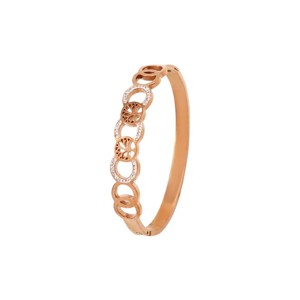 Rose_Gold_Infinity_Charm_Designer_Bangle_For_Women