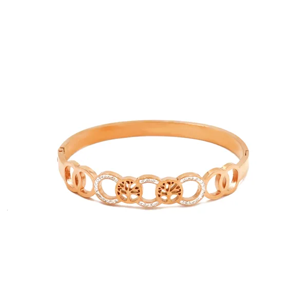 Rose_Gold_Infinity_Charm_Designer_Bangle_For_Women