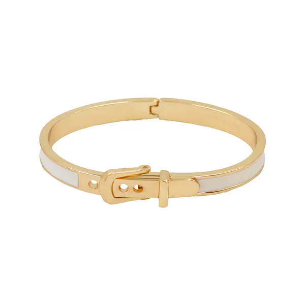 Gold_Luxe_Buckle_Elegance_Bangle_For_Women
