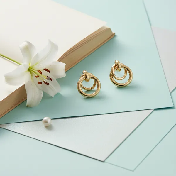 Gold_Luxe_Double_Circle_Drop_Earrings_For_Women