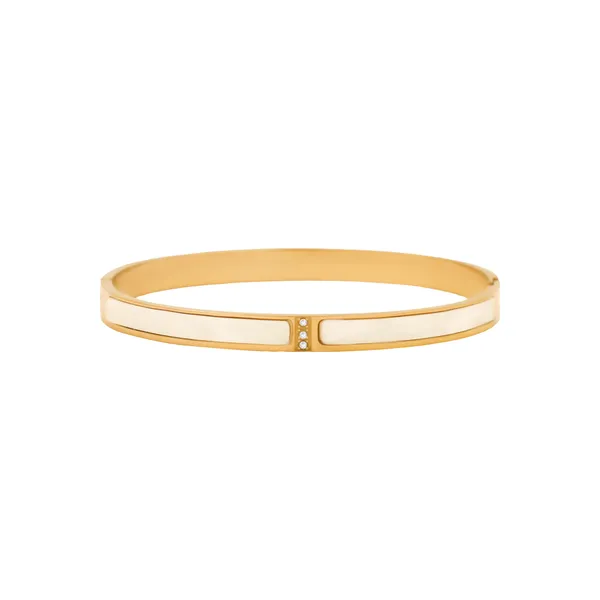 White_And_Gold_Prestige_Minimal_Luxe_Bracelet_For_Women