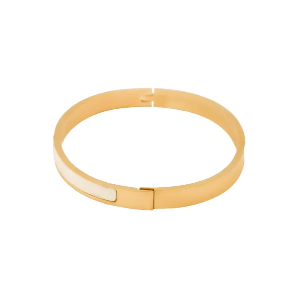White_And_Gold_Prestige_Minimal_Luxe_Bracelet_For_Women