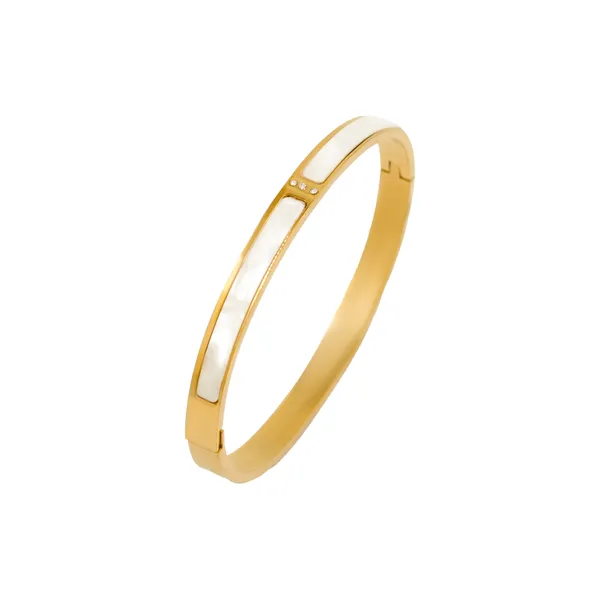 White_And_Gold_Prestige_Minimal_Luxe_Bracelet_For_Women