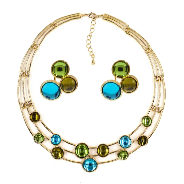 Gold_Ocean_Bloom_Designer_Necklace_Set_For_Women