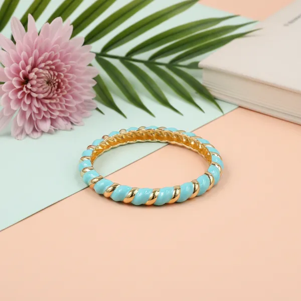 Sky_Blue_And_Gold_Turquoise_Glow_Designer_Bangle_For_Women