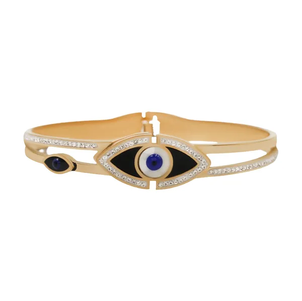 Gold_Signature_Blue_Luxe_Bangle_For_Women