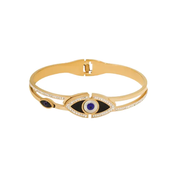 Gold_Signature_Blue_Luxe_Bangle_For_Women