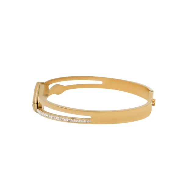 Gold_Signature_Blue_Luxe_Bangle_For_Women
