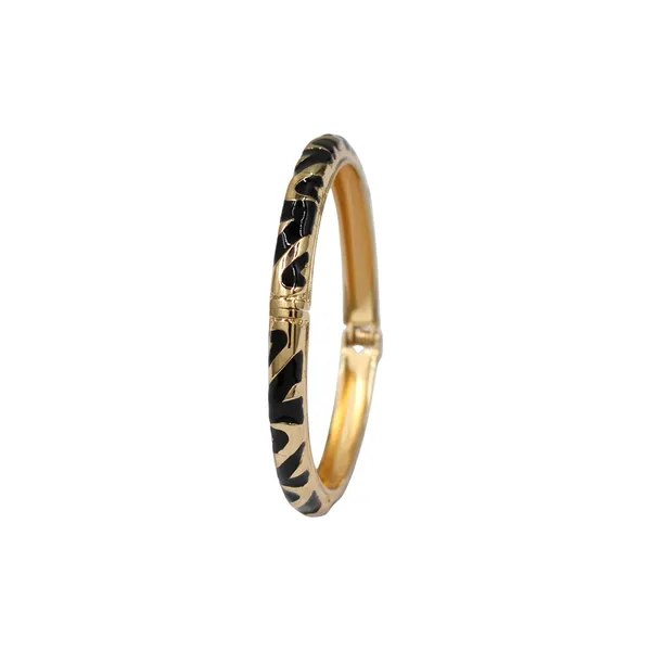 Black_And_Gold_Eclipse_Edge_Luxe_Bangle_For_Women
