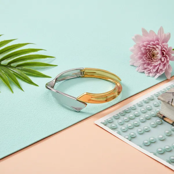 Gold_And_Silver_Eloria_Modern_Dual_Tone_Curve_Design_Bracelet_For_Women