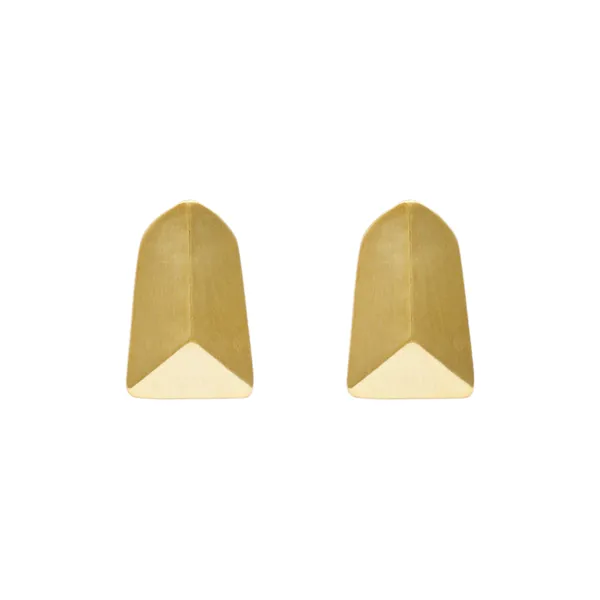 Gold_Modern_Apex_Gold_Tone_Studs_For_Women