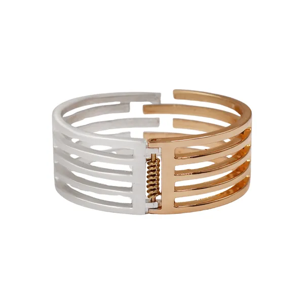 Gold_And_Silver_Modern_Muse_Dual_Tone_Statement_Bangle_For_Women