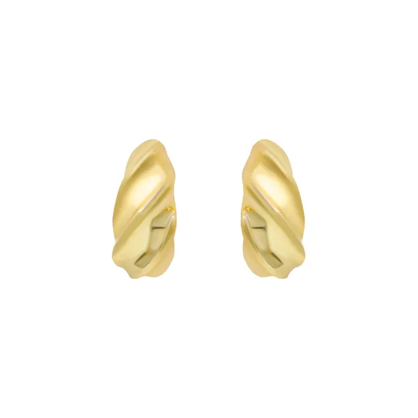 Gold_Modern_Shine_Necklace_And_Earring_Set_For_Women
