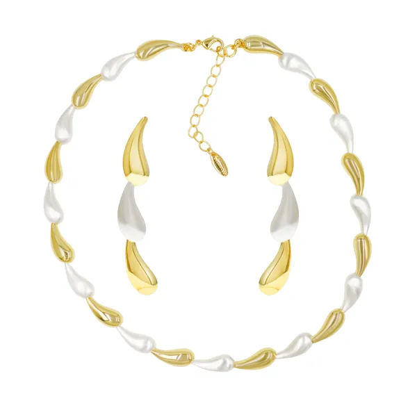 White_And_Gold_Elara_Dual_Tone_Elegance_Set_For_Women