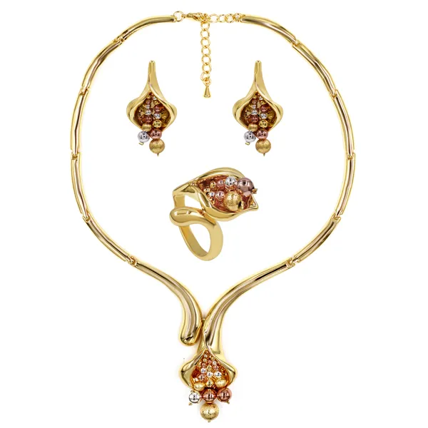 Gold_Grace_Curve_Signature_Jewelry_Set_For_Women