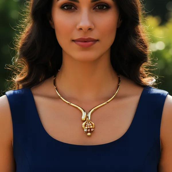 Gold_Grace_Curve_Signature_Jewelry_Set_For_Women