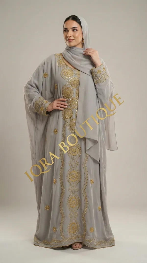 Grey_Georgette_Kaftan_For_Women