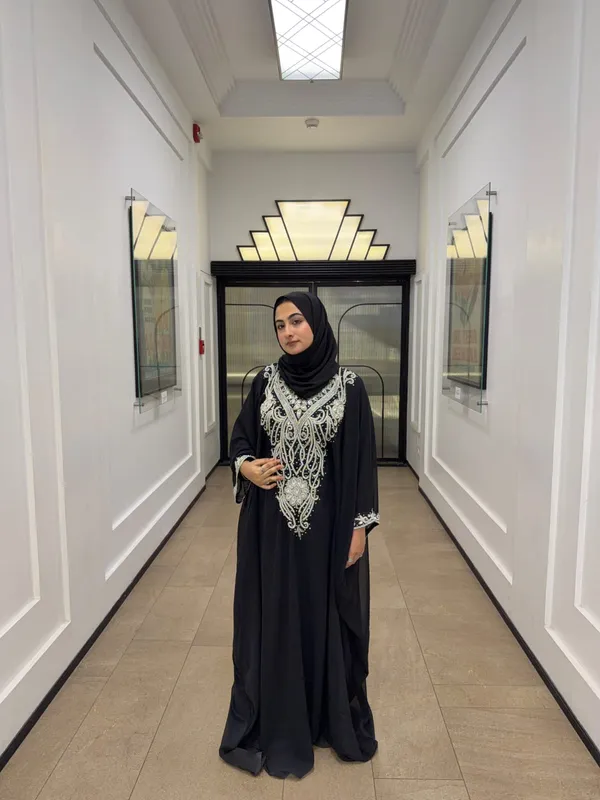 Newly_Designed!_Premium_Black_Chiffon_Abaya_Kaftan_by_IQRA_BOUTIQUE