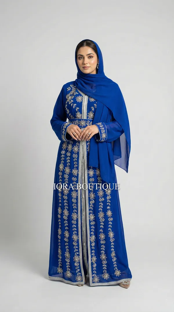 Royal_Blue_Georgette_Zardosi_Gown_For_Women