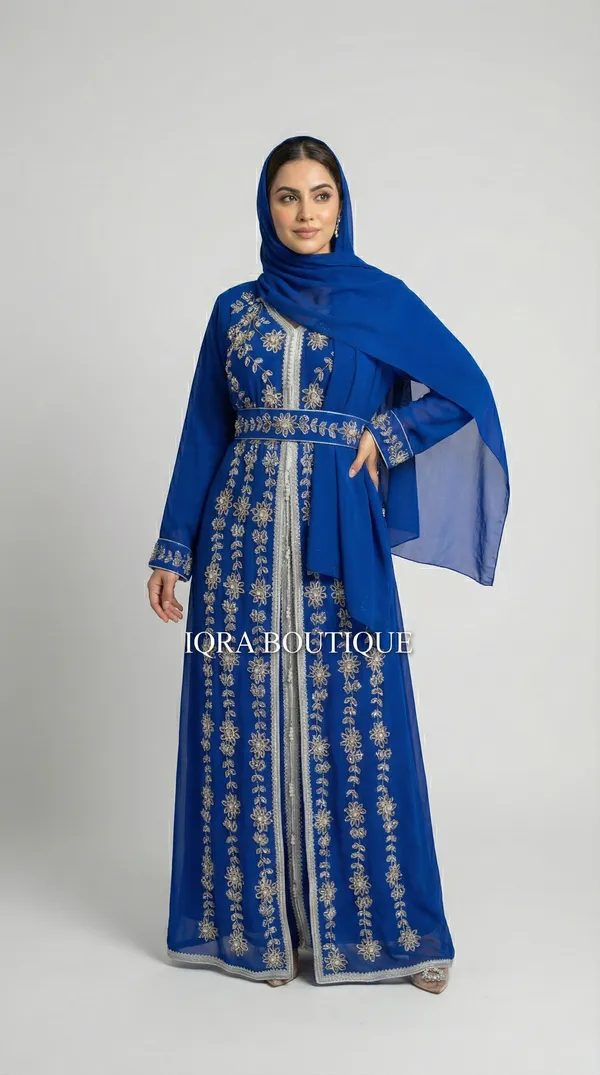 Royal_Blue_Georgette_Zardosi_Gown_For_Women