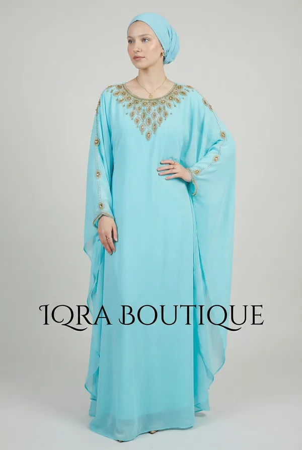 Sky_Blue_Georgette_Kaftan_Abaya_For_Women