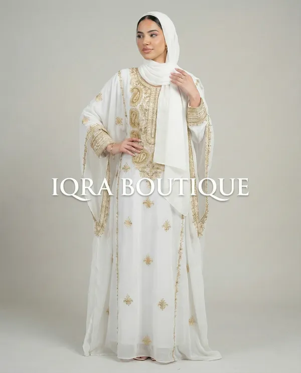 White_Georgette_Kaftan_For_Women