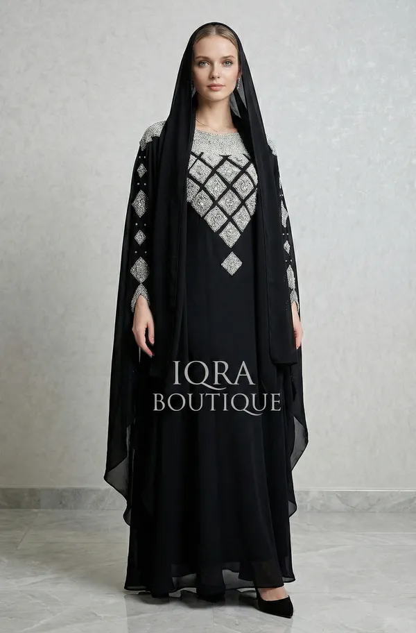 Black_Georgette_Kaftan_For_Women