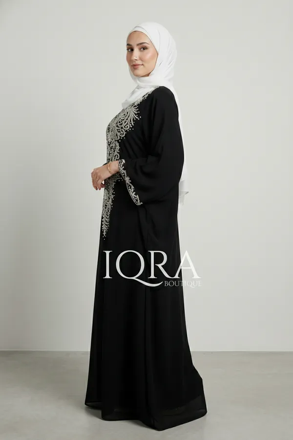 Black_Georgette_Kaftan_Abaya_For_Women