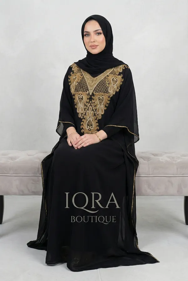 Black_Georgette_Kaftan_Abaya_For_Women