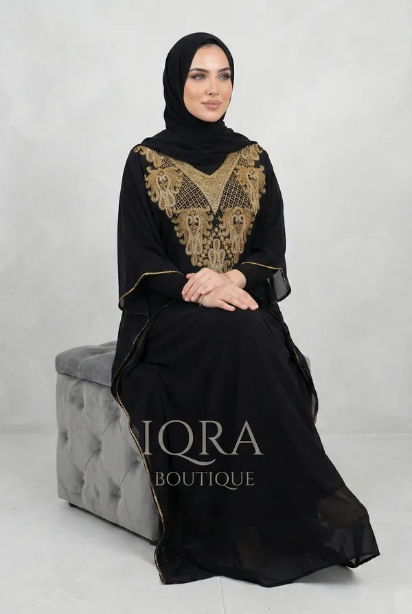Black_Georgette_Kaftan_Abaya_For_Women