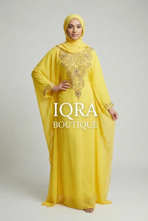 Yellow_Georgette_Farasha_Set_For_Women