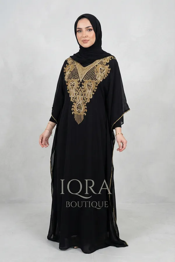 Black_Georgette_Kaftan_Abaya_For_Women