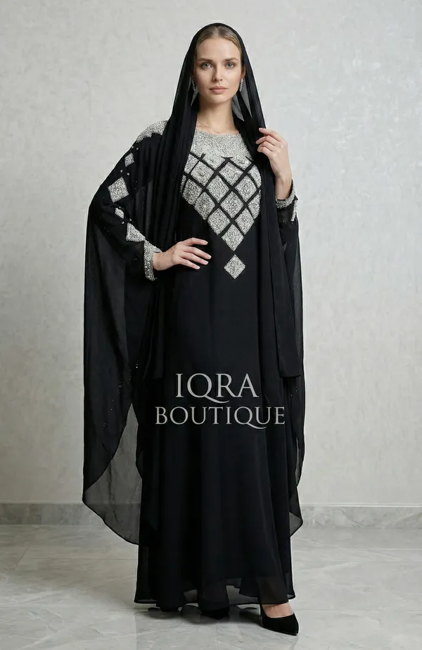 Black_Georgette_Kaftan_For_Women
