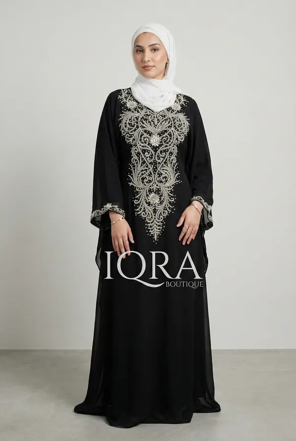 Black_Georgette_Kaftan_Abaya_For_Women