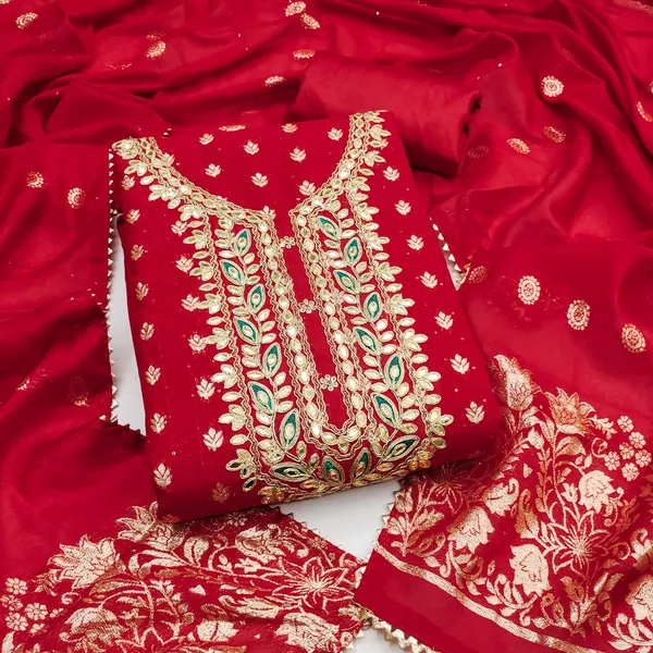 Red_Embroidered_Georgette_Salwar_Suit_Set_with_Dupatta